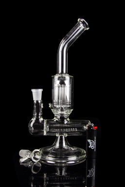 The "Lil' Hammer" Inline and Tree Perc Bent Neck Water Pipe