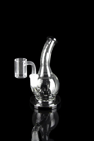 Groove Round Bubbler Water Pipe - Groove Round Bubbler Water Pipe