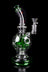 "The Reactor" Swiss Sphere Style Water Pipe with Bent Neck and Color Accents - "The Reactor" Swiss Sphere Style Water Pipe with Bent Neck and Color Accents