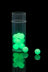 Green - Glow In The Dark Glass Terp Beads - Set of 10