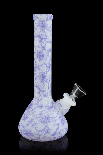 BONGS USA Floral Silicone Bong