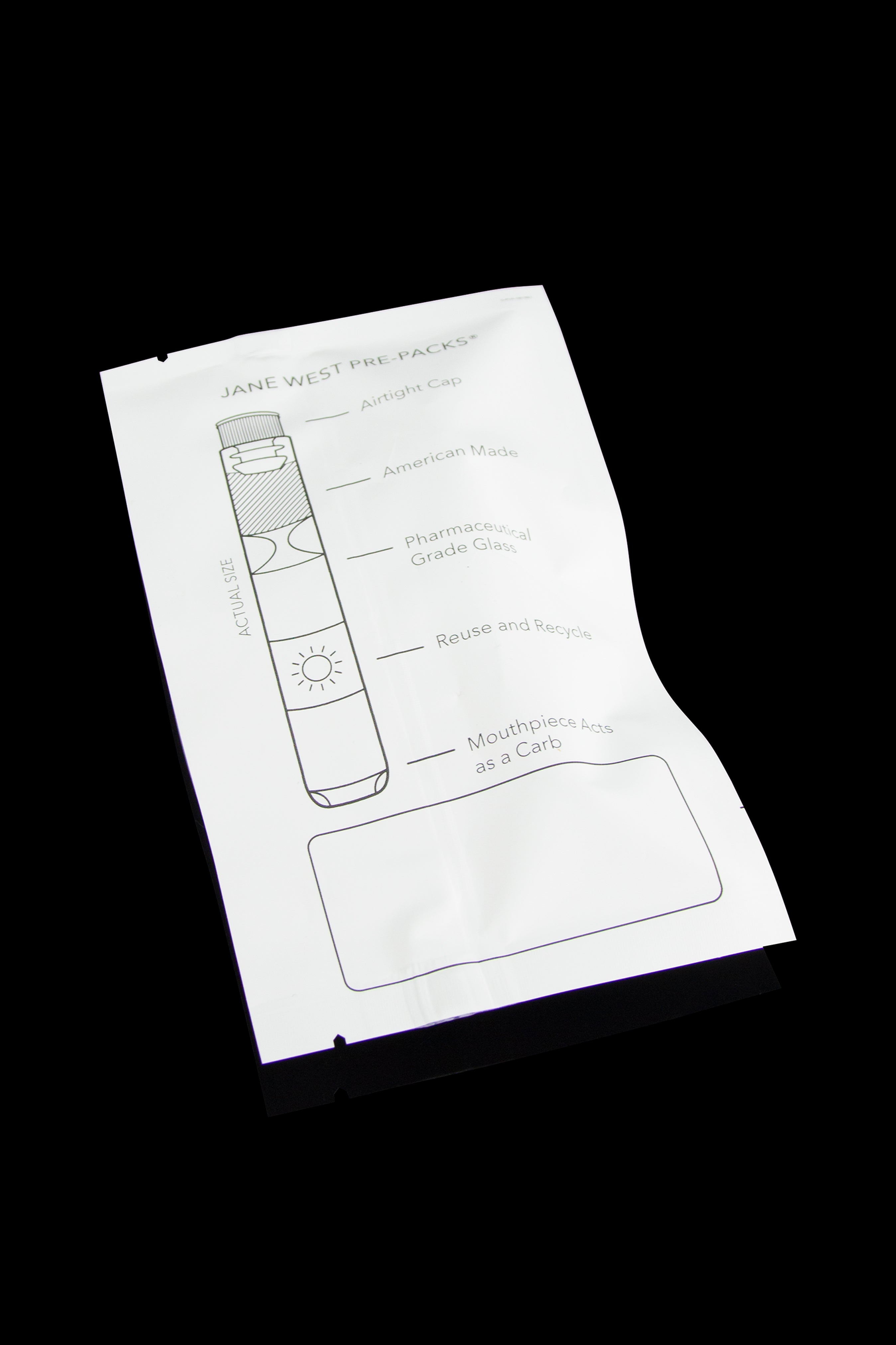 Jane West "Pre-Pack" Glass Chillum