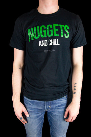 Cannabros "Nuggets and Chill" Graphic Tee - Cannabros "Nuggets and Chill" Graphic Tee
