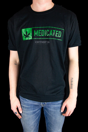 Cannabros "Medicated" Graphic T-Shirt - Cannabros "Medicated" Graphic T-Shirt