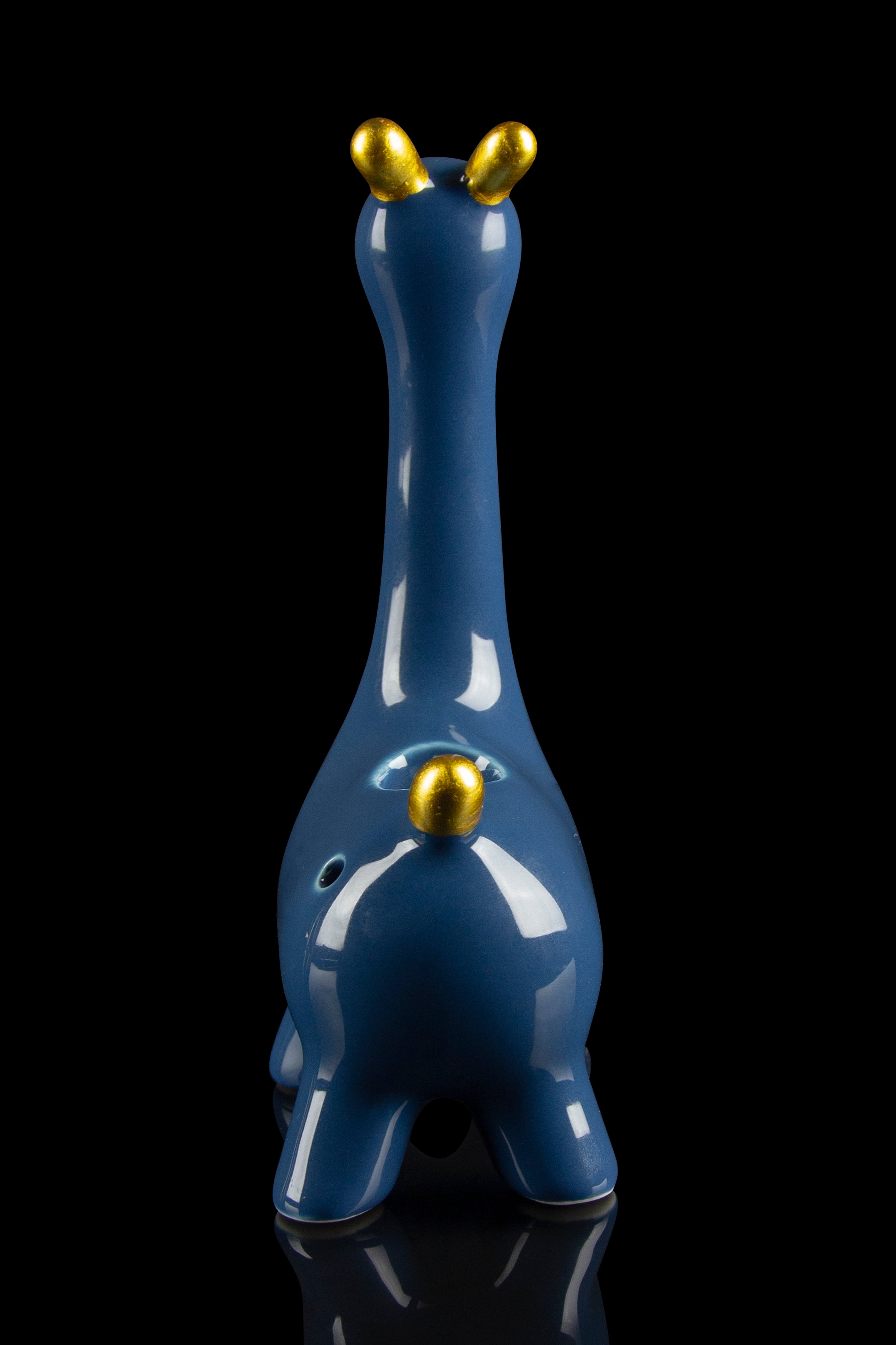 Art of Smoke Giraffe Hand Pipe - Collectible Glass Pipe