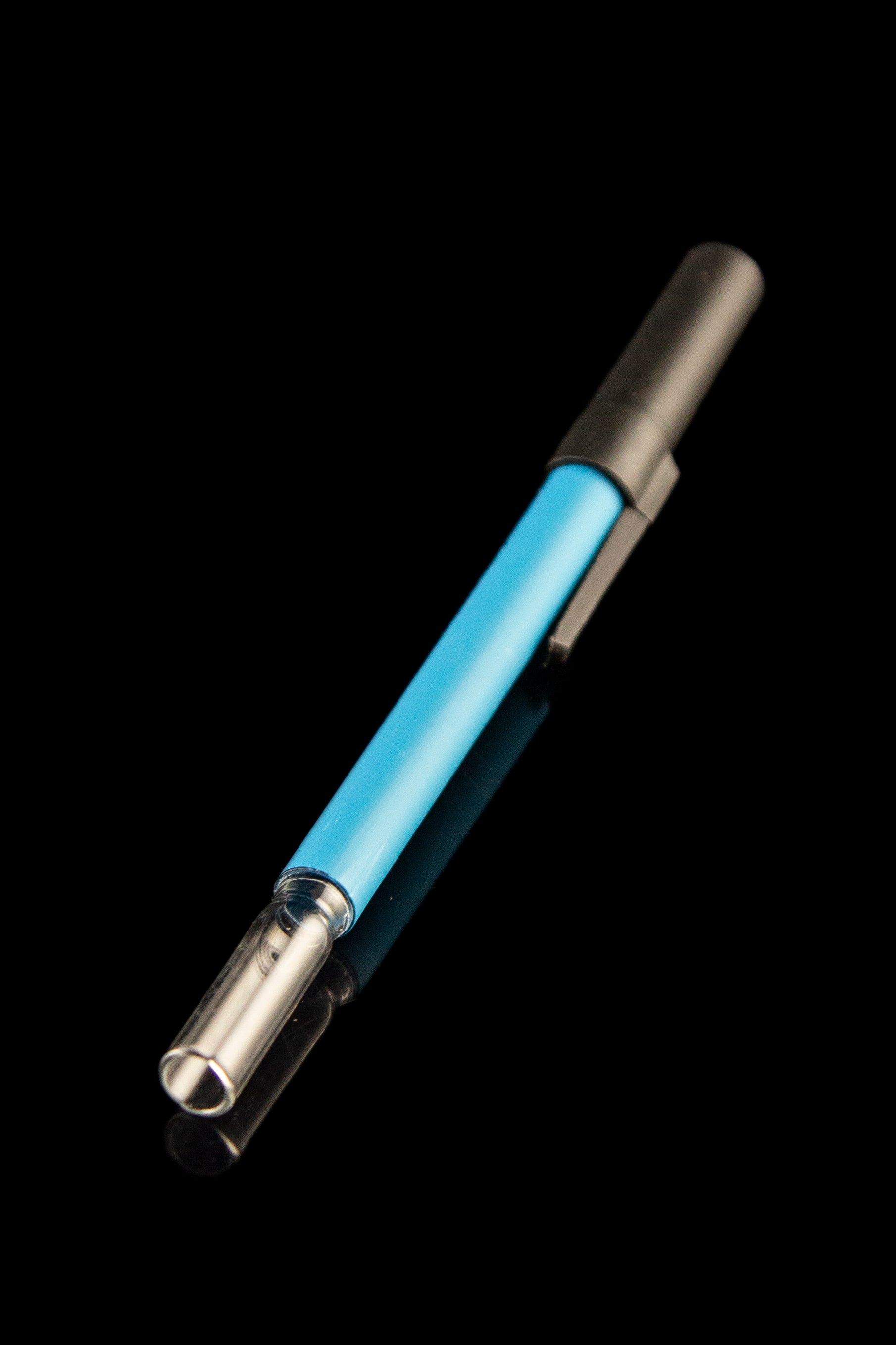 A sleek, pen-style view of The Impersonator - Stealthy, Discreet Chillum with a dark, minimalist design.