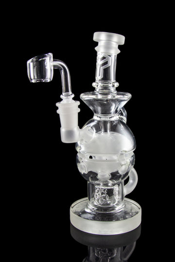 The "Thunderdome" Fab Egg Recycler Rig with Seed of Life Perc - The "Thunderdome" Fab Egg Recycler Rig with Seed of Life Perc