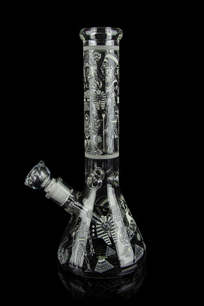 BONGS USA Glow in the Dark Egyptian Deities Bong
