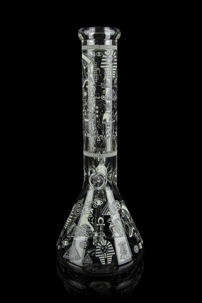 BONGS USA Glow in the Dark Egyptian Deities Bong