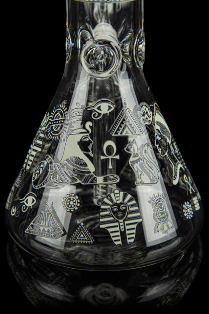 BONGS USA Glow in the Dark Egyptian Deities Bong