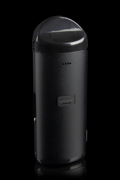 Sleek black Cloudious9 vaporizer pen studio shot.