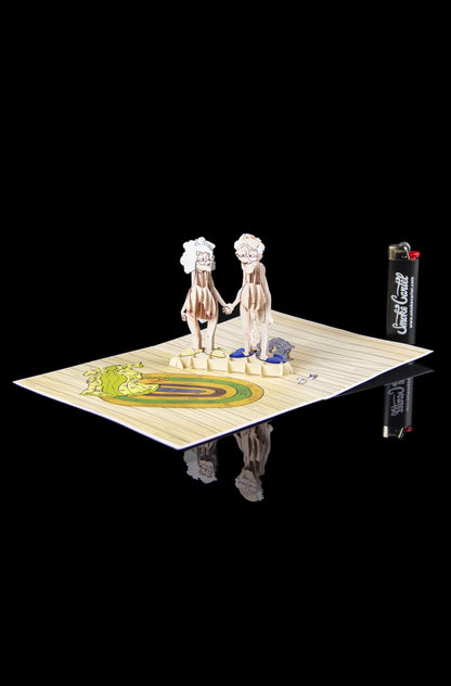 Dirty Pop NSFW Pop-Up Greeting Card - Grow Old With Me