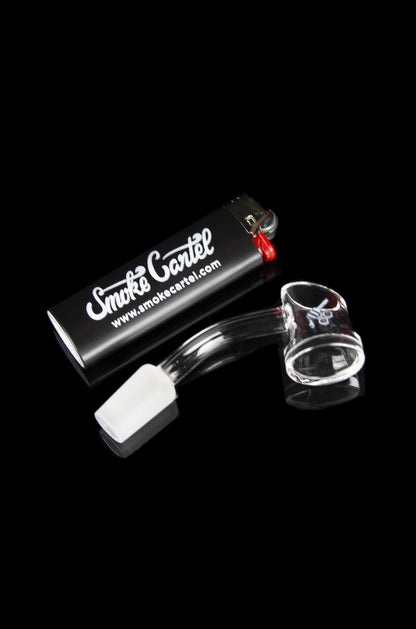 Quartz banger with carb cap and packaging.