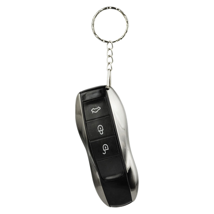 A close-up of the Stealth "Car Key Fob" Secret Hand Pipe, shown in a side view against a plain white background.