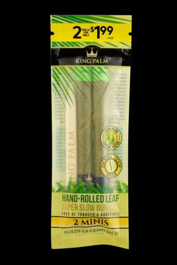 King Palm Hand Rolled Leaf Blunt Wraps - 20 Pack