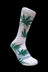 White Green - Leaf Republic Weed Socks