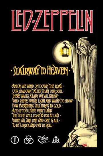 Led Zeppelin - Stairway To Heaven Poster