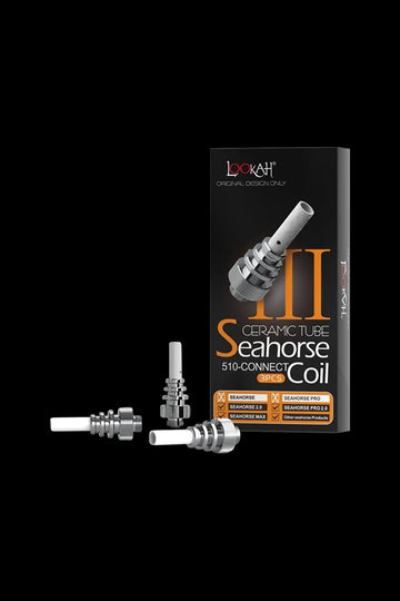 Lookah Seahorse Ceramic Tube 510 Thread Coil III - 3 Pack
