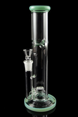 The "Flower of Life" Straight Tube Bong with Ice Catcher