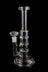 Vodka Glass Sapphero Triple Turbine Perc Water Pipe - Vodka Glass Sapphero Triple Turbine Perc Water Pipe