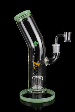 Glass Mini Rig Cluster Percolator with Curved Downstem