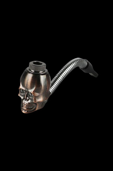 Metal Skull Hand Pipe