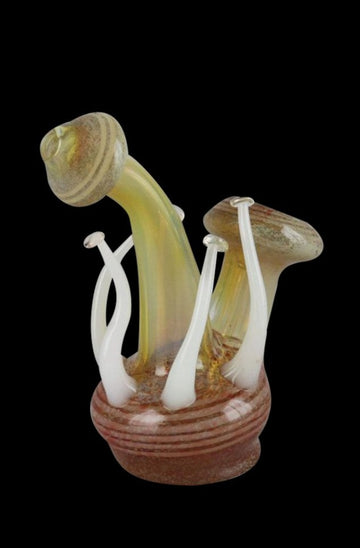 Mushroom Glass Bubbler
