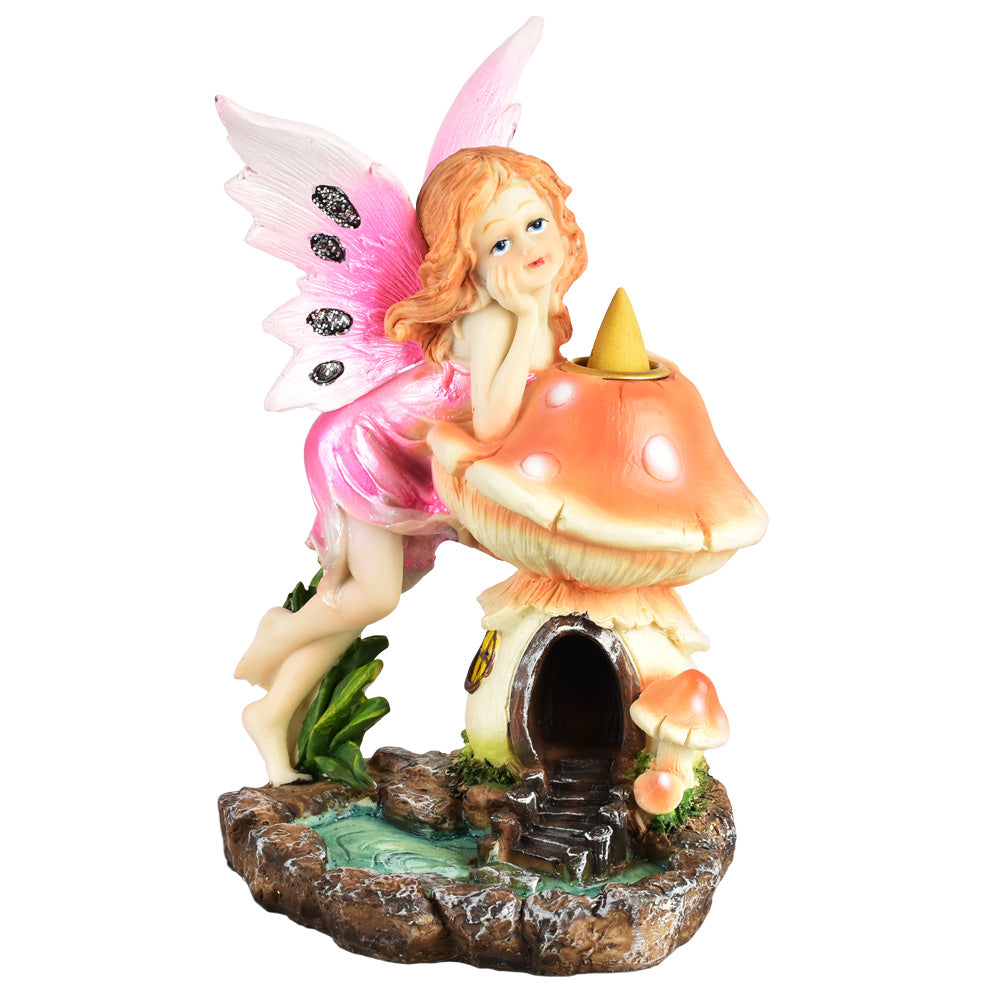 Mushroom House & Fairy Backflow Incense Burner
