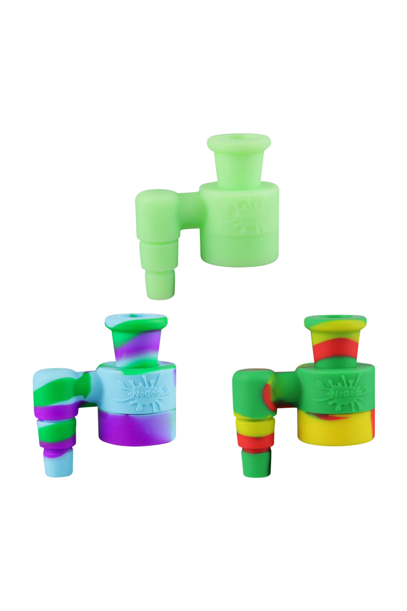 Front view of the NoGoo Goo-Catcher Silicone Reclaimer, a small, translucent, claw-shaped catch-all for resin.