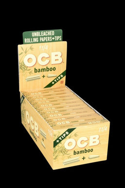 OCB Bamboo Rolling Papers with Tips - 24 Pack