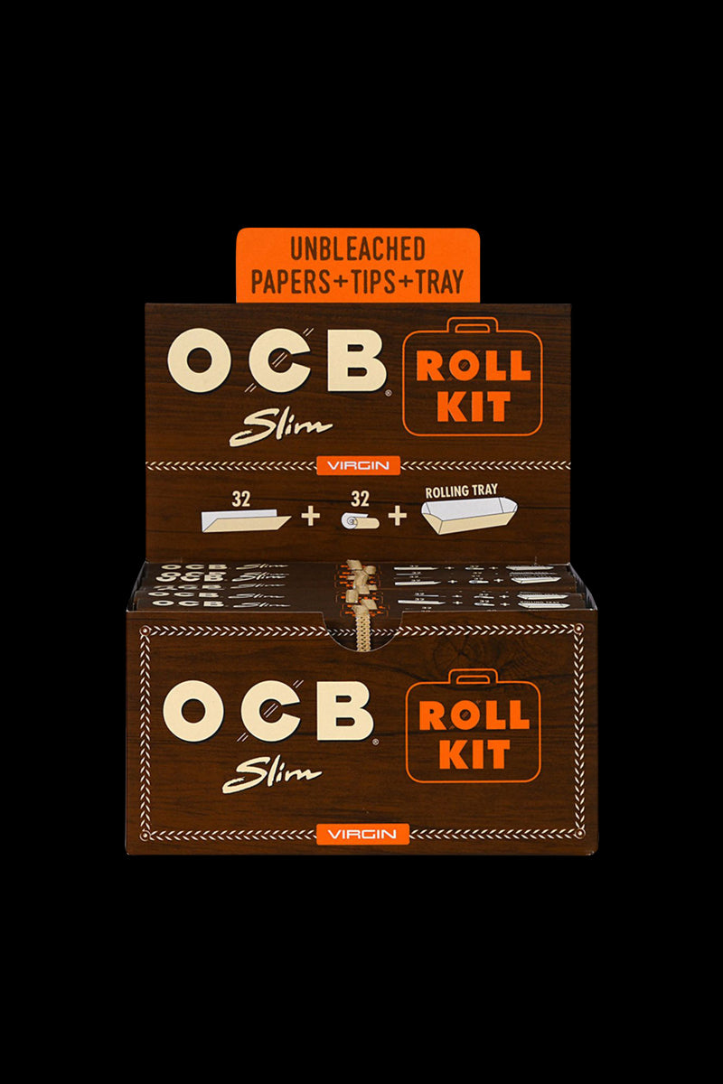 OCB Papers + Tips + Tray Roll Kit - Display of 20, Rolling Papers