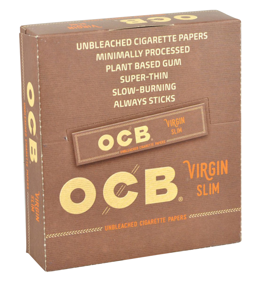 OCB Slim Virgin Brown + filter papers