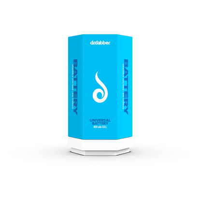 Front view of the Dr. Dabber Universal 510 Threaded Battery, showcasing its sleek, cylindrical design against a plain white background.