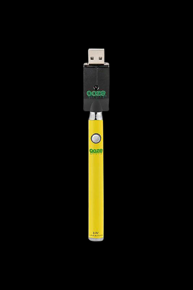 vapes with battery attached Ooze Slim Twist + Charger Colors:Mango Pineapple do vuse pods contain Flavor_Beverage