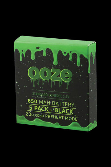 Ooze Standard 650mAh Batteries - 5 Pack