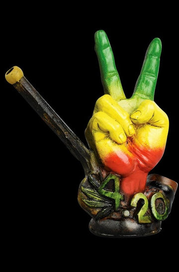 Peace Hand 420 Handcrafted Pipe