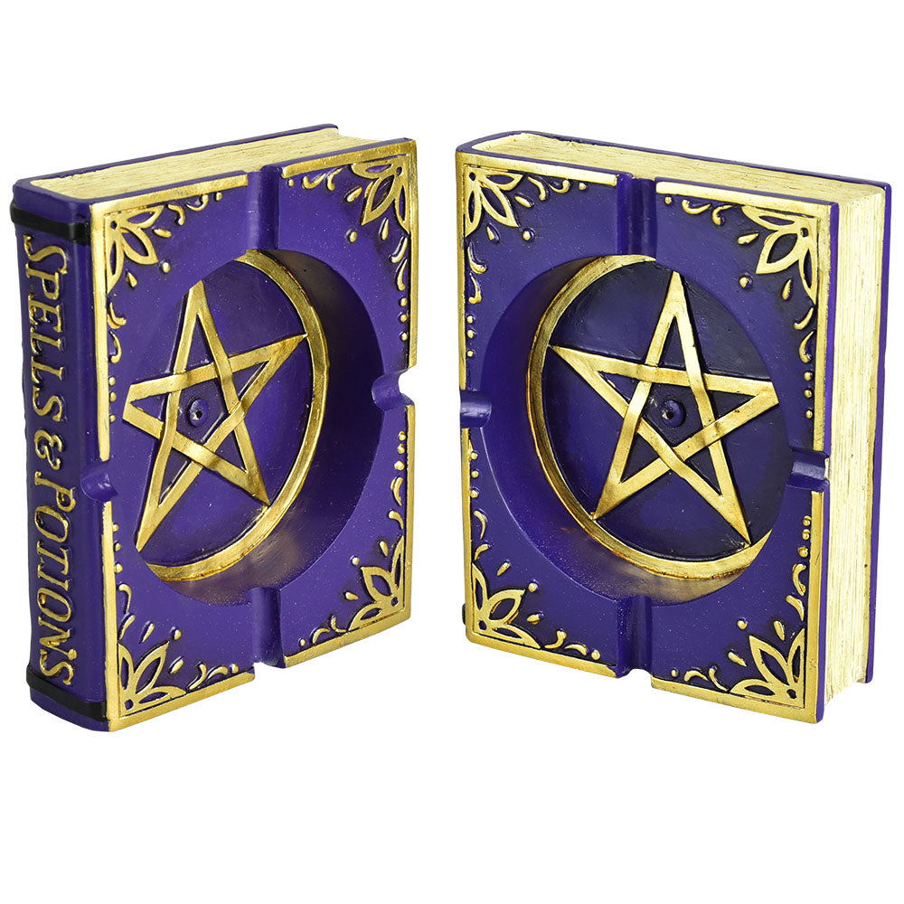 Pentagram Book Incense Burner / Ashtray