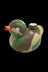 Camouflage - Piecemaker Silicone Duck Water Pipe - Kwack