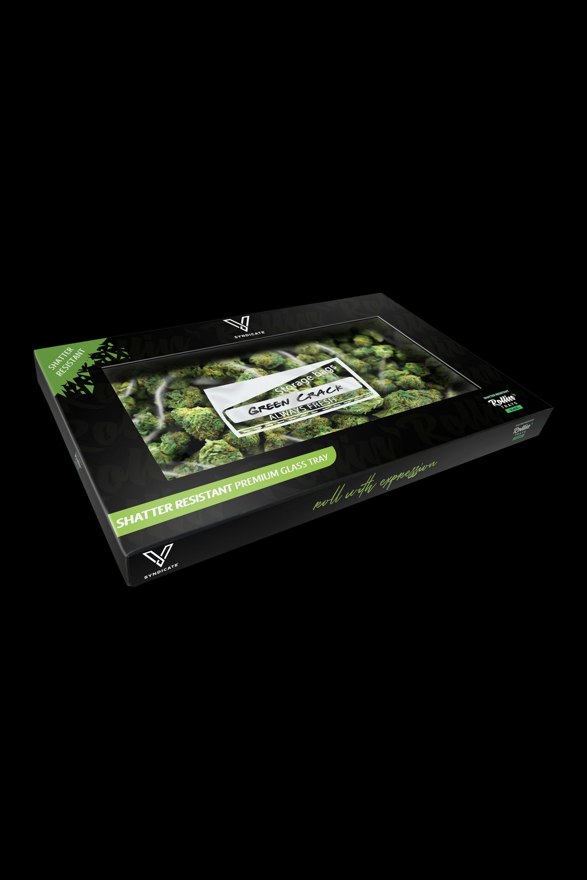 V Syndicate Glass Rolling Tray
