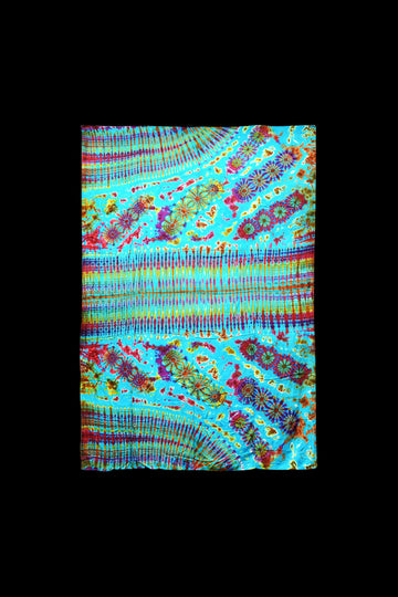 Tropical Blue - Psychedelic Tie-Dye Tapestry