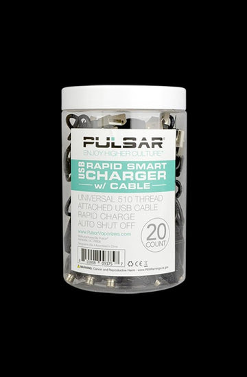 Pulsar USB 510 Smart Charger with Cable - Bulk 20 Pack