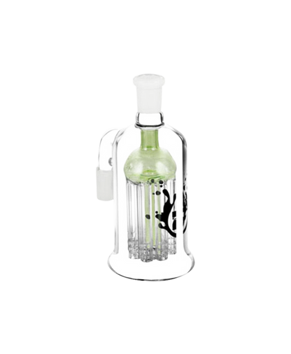 A close-up of the Pulsar 8 Arm Ash Catcher, showing its eight-arm percolator and clear glass construction against a plain white background.