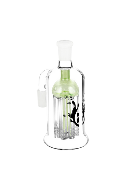 Front view of the Pulsar 8 Arm Ash Catcher, a clear glass piece with eight arms visible against a plain white background.