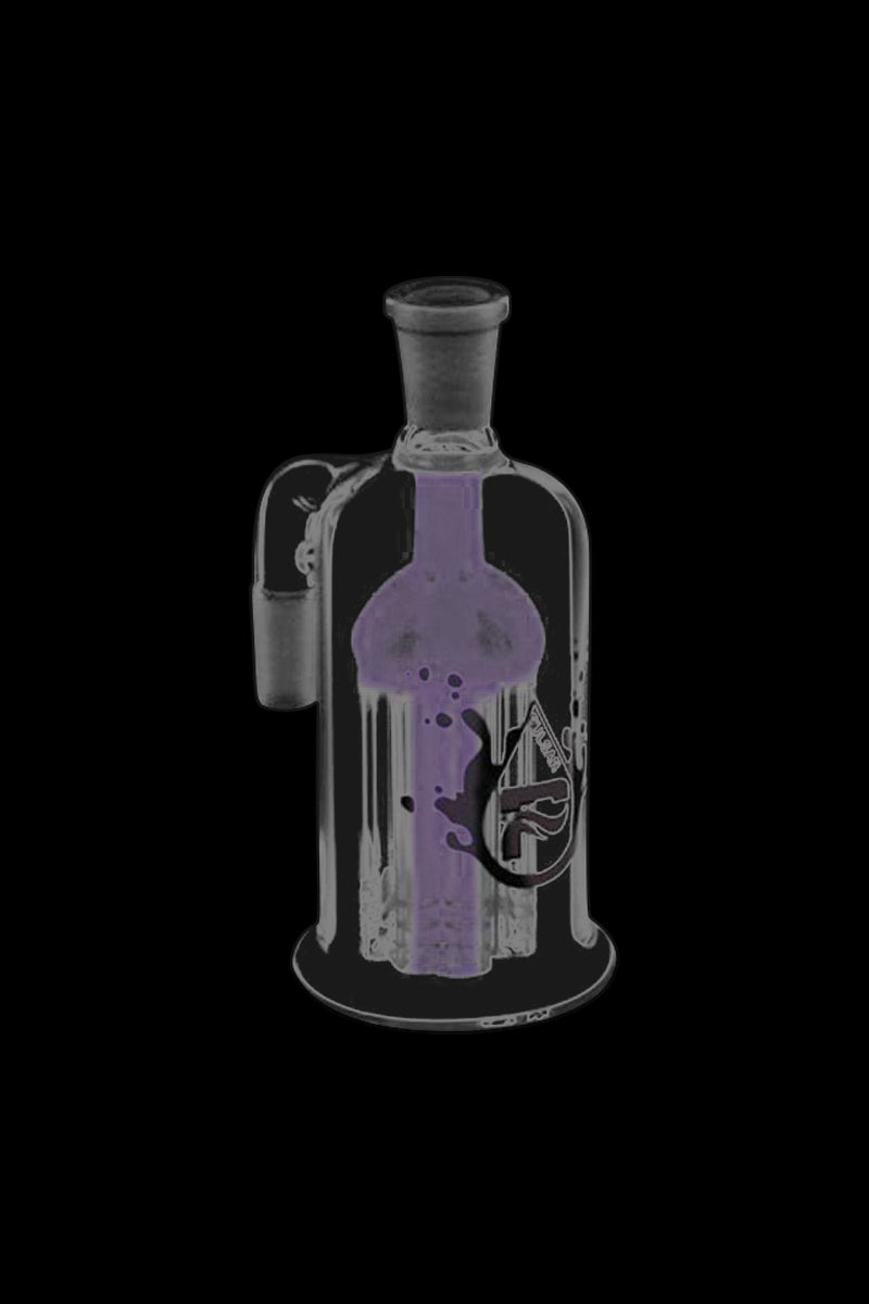Front view of the Pulsar 8 Arm Ash Catcher with a diffused glass design and dark background.