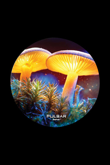 Large - Pulsar DabPadz Dab Mat | Mystical Mushroom