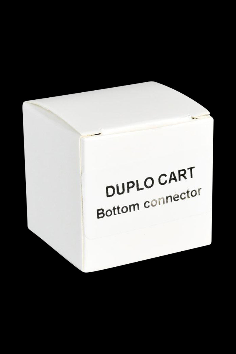 A close-up, angled view of the Pulsar DuploCart Magnetic Bottom Connector, showcasing its simple, cylindrical design.