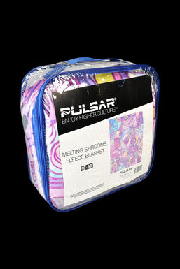 Pulsar Fleece Throw Blanket - Melting Shrooms