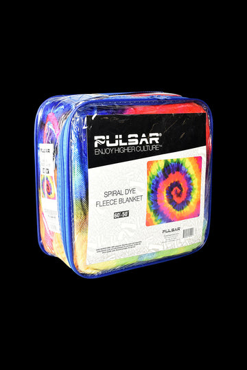 Pulsar Fleece Throw Blanket - Spiral Tie Dye