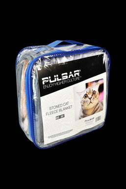 Pulsar Fleece Throw Blanket - Stoned Cat