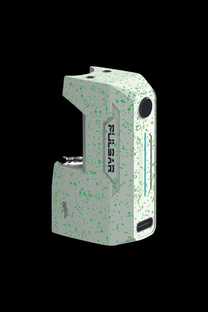 Front view of the Pulsar GiGi H2O 510 Battery & Water Pipe Adapter, showing a speckled, light-green casing with port details.